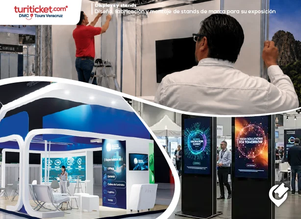 Displays y stands — Turiticket DMC Veracruz